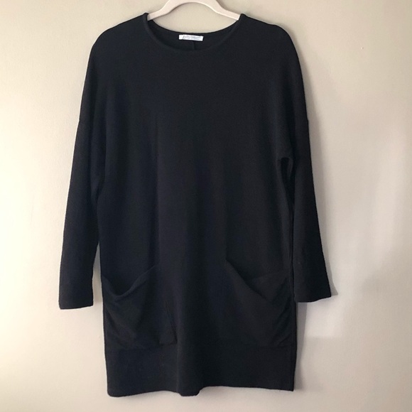 ZARA | Oversized Textured Tunic Shift Dress - Picture 2 of 6